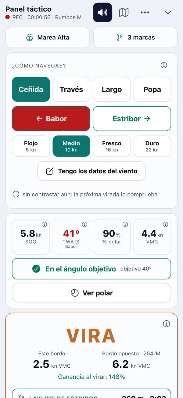 TrackNautic: navegación